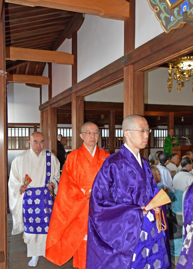 宗祖霊顕85年祭〈第一日〉・第三世管長大森光祥猊下晋山式 宗教法人辯天宗