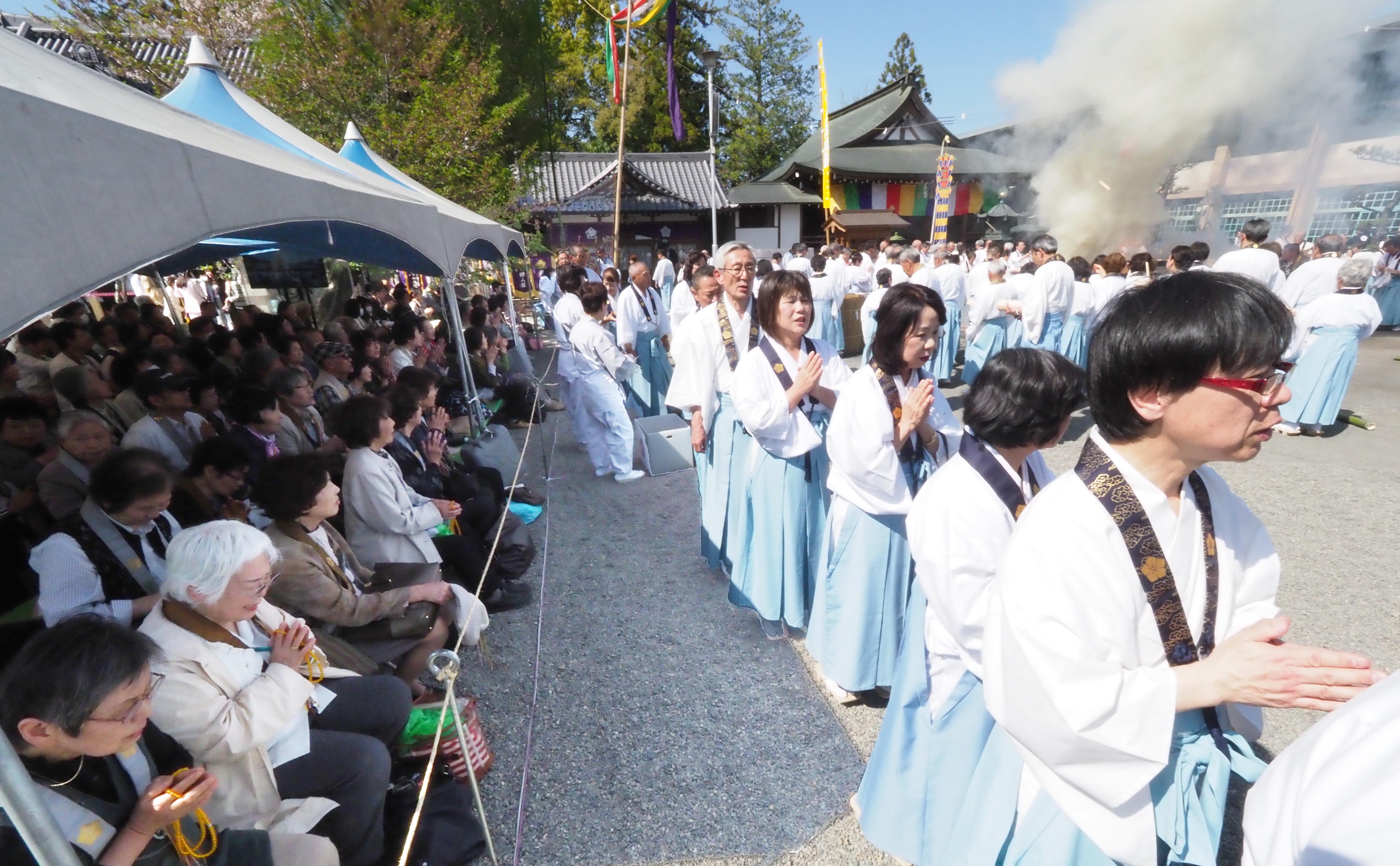 宗祖霊顕85年祭 第八日 第九日 85年祭記念秘法大護摩祈願 宗教法人辯天宗